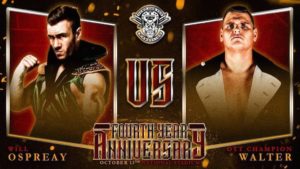 Ospreay vs WALTER II Announced for OTT Four Year Anniversary