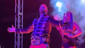 Nick Aldis Reacting To ALL IN Title Loss at Wrestling MediaCon