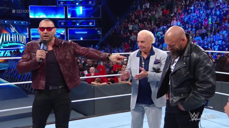 Evolution Reunites On WWE SmackDown 1000