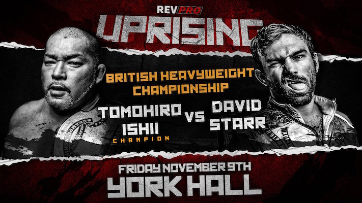 Tomohiro Ishii vs David Starr Announced for Rev Pro Uprising 2018