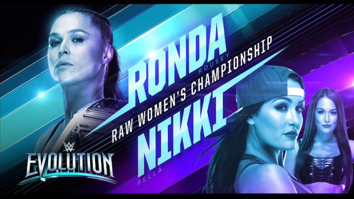 Ronda Rousey vs. Nikki Bella Official For WWE Evolution