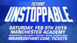 DEFIANT Wrestling Announces ‘Unstoppable’ 2019 Event