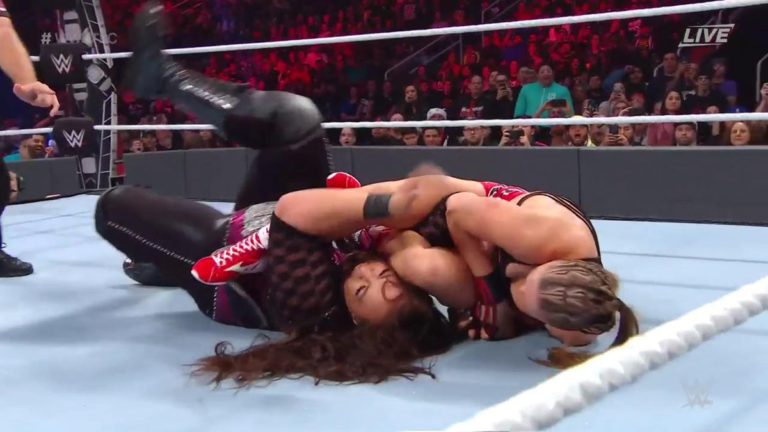 Ronda Rousey Retains RAW Women’s Title At WWE TLC