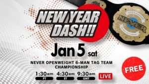 NJPW New Year’s Dash 1/5 Results