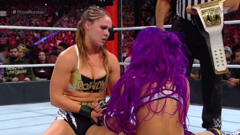 Ronda Rousey Retains RAW Women’s Title At WWE Royal Rumble