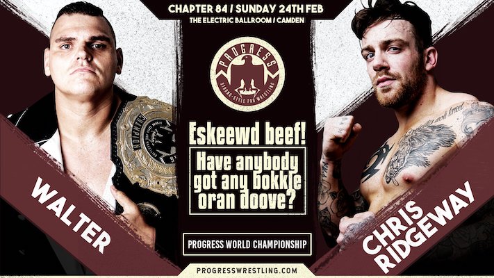 PROGRESS Announces World Title Match for Chapter 84 feat. NXT UK Superstar