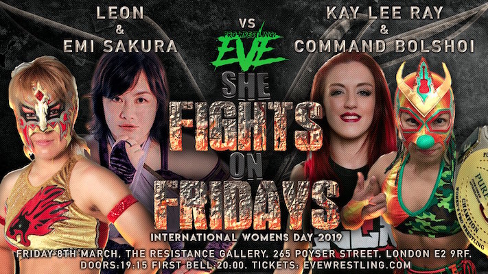 Pro Wrestling: EVE Announce Main Event For ‘She Fights On Fridays’