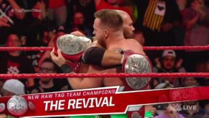 The Revival Win WWE RAW Tag Team Titles