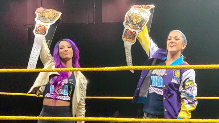 Sasha Banks & Bayley Appear At NXT Live Event