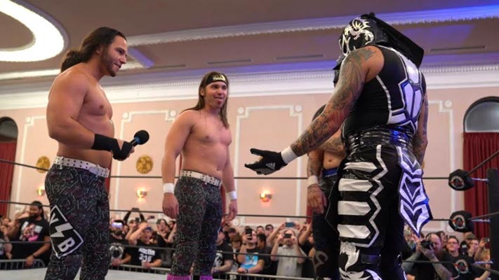 Young Bucks Attack Lucha Bros At AAW Event (Video)