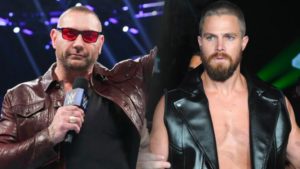 Stephen Amell Asks Batista Not To Kill Him Over WrestleMania Tweet