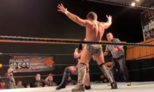 Priscilla Kelly Throws Up On Joey Ryan’s Crotch During Match