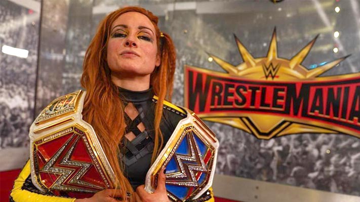 Becky Lynch Wins RAW & SmackDown Women’s Titles At WrestleMania 35