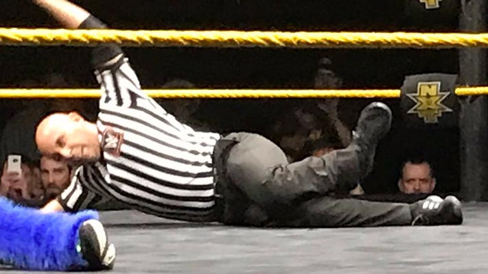 WWE NXT Referee Comments On Breaking Leg During Match