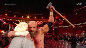 Triple H Victorious Over Batista At WWE WrestleMania