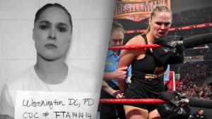 Ronda Rousey’s Mugshot Photo Following Arrest On WWE RAW