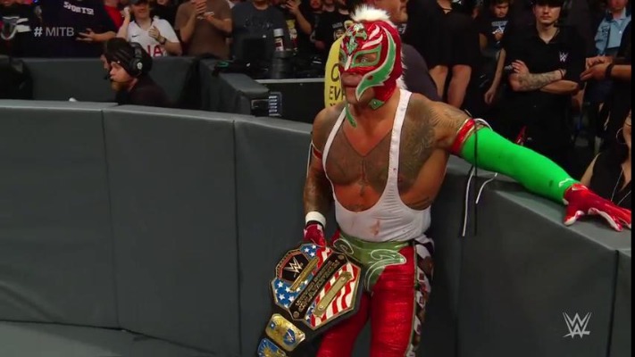 Rey Mysterio Wins United States Title At WWE Money In The Bank