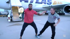 Jinder Mahal Wins WWE 24/7 Title On Airport Tarmac (Video)