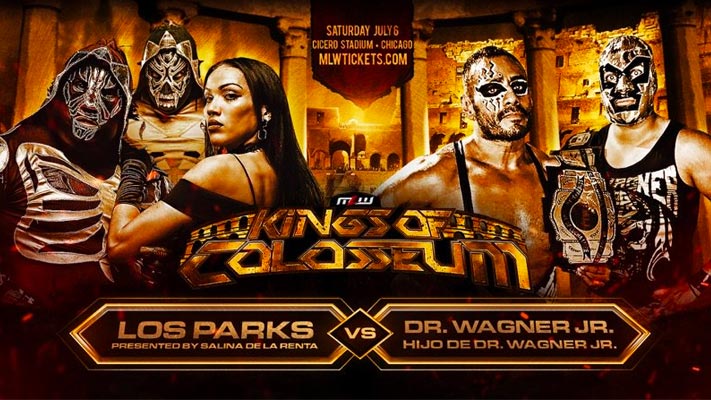 Los Parks vs. Dr. Wagner Jr. & Hijo De Dr. Wagner Jr. Signed For MLW Chicago (7/6)