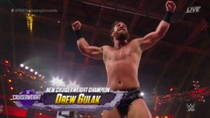 Drew Gulak Wins Cruiserweight Title At WWE Stomping Grounds