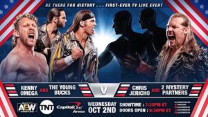 Chris Jericho’s Mystery Tag Team Partners For AEW Dynamite Premiere Revealed