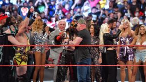 Stone Cold Steve Austin Continues The Celebration After Raw Goes Off Air (Video)