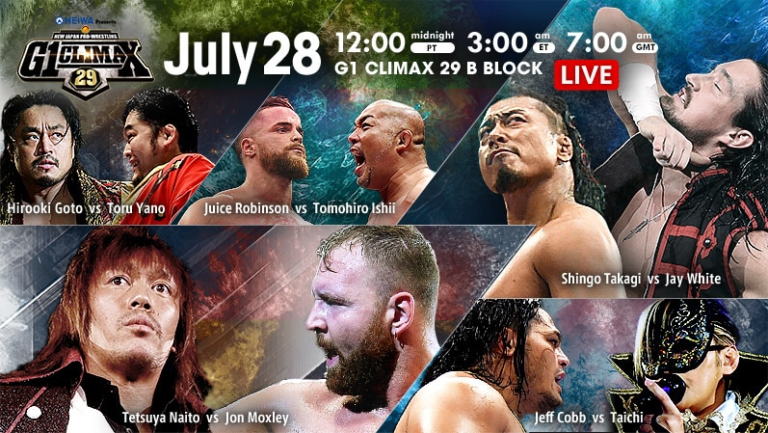 NJPW G1 Climax 29 Day 10 Results: Naito vs. Moxley