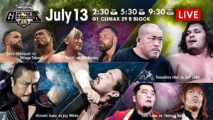 NJPW G1 Climax 29 Day 2 Results