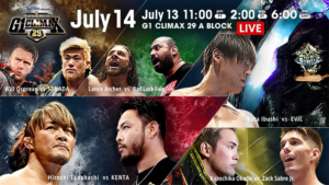 NJPW G1 Climax 29 Day 3 Results