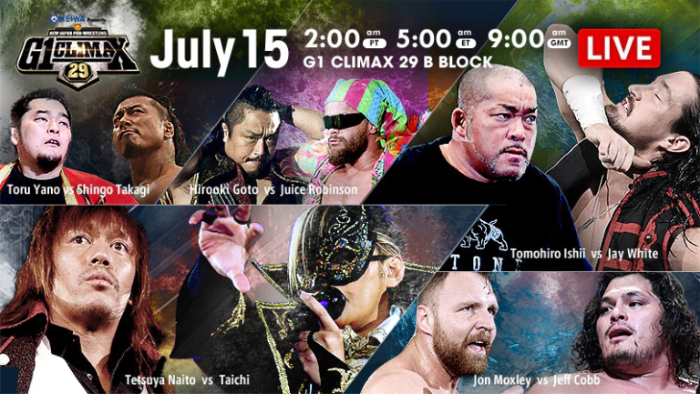 NJPW G1 Climax 29 Day 4 Results