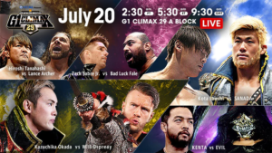 NJPW G1 Climax 29 Day 7 Results: Okada vs. Ospreay