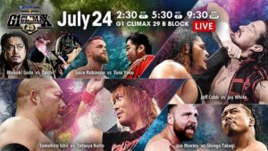 NJPW G1 Climax 29 Day 8 Results: Naito vs. Ishii