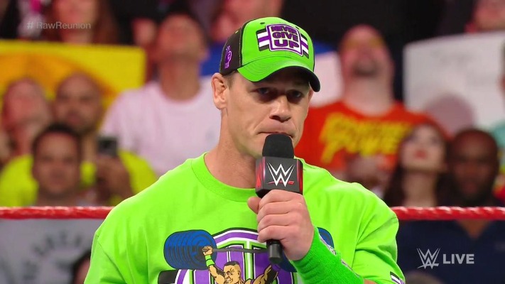 John Cena Returns To Kickoff WWE RAW Reunion