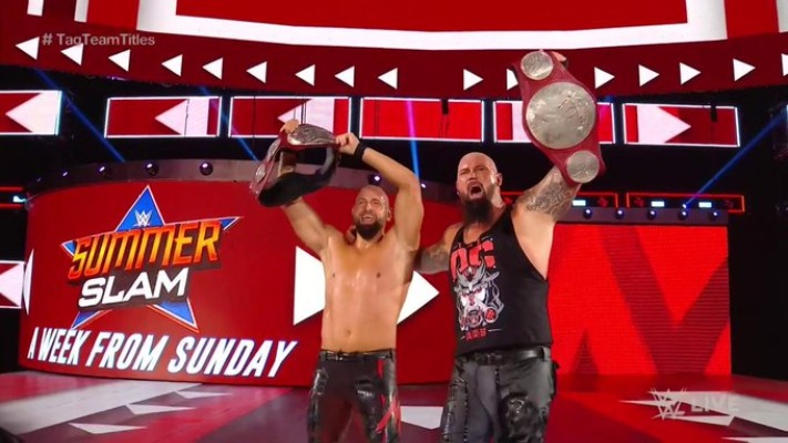 Luke Gallows & Karl Anderson Win WWE RAW Tag Team Titles