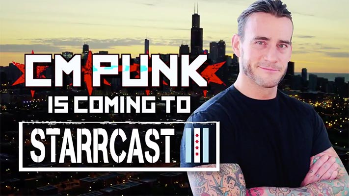 CM Punk Announced For Starrcast III During AEW ALL OUT Weekend