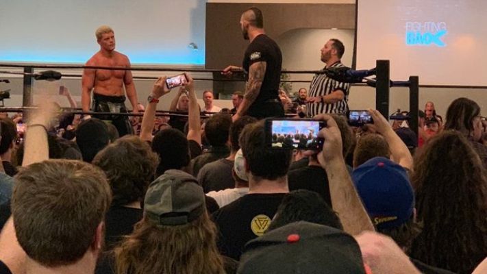 Shawn Spears and Cody Brawl At Charity Show (Video)