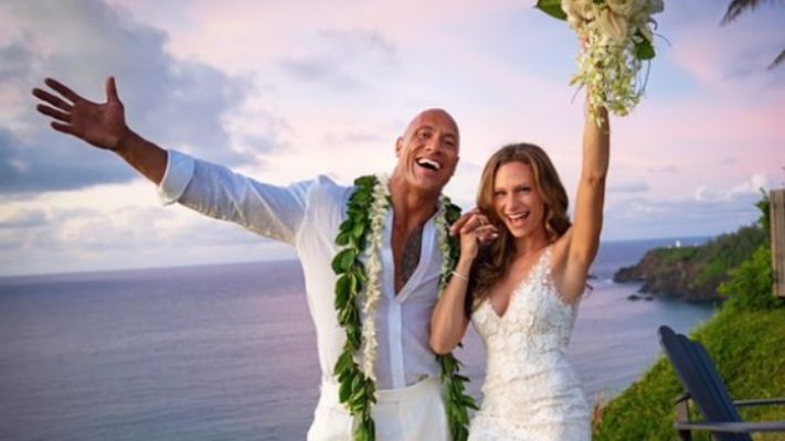 The Rock and Lauren Hashian Married In Hawaii