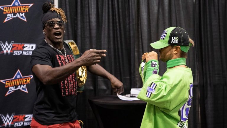 R-Truth Meet & Greet Interrupted By 24/7 Title Challengers