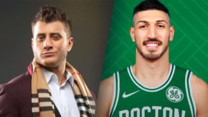 MJF & Enes Kanter Trade Shots On Twitter