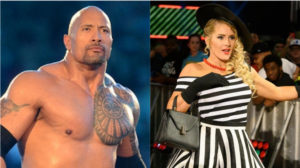 The Rock & Lacey Evans Trade Shots On Twitter