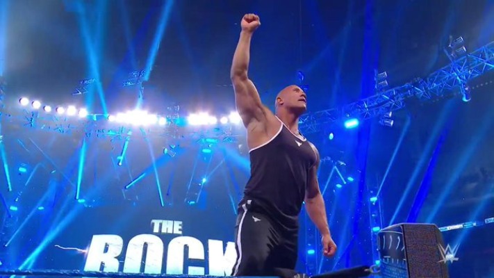 The Rock Kicks Off WWE Friday Night SmackDown