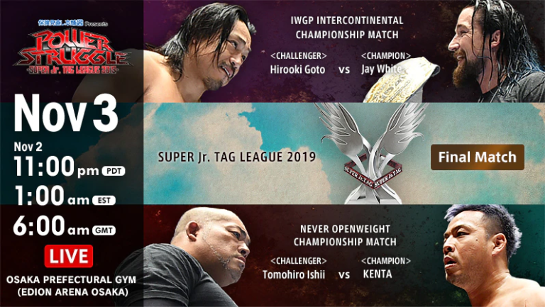 NJPW Power Struggle 2019 Results and Coverage