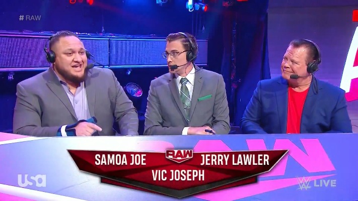 Latest On WWE RAW Commentary Team, Samoa Joe’s Status