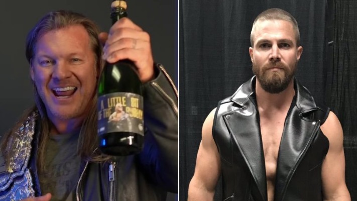 Chris Jericho & Stephen Amell Selling “A Little Bit Of The Bubbly” Sparkling Wine