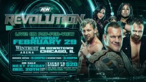 First Look At AEW Revolution Stage Set Up