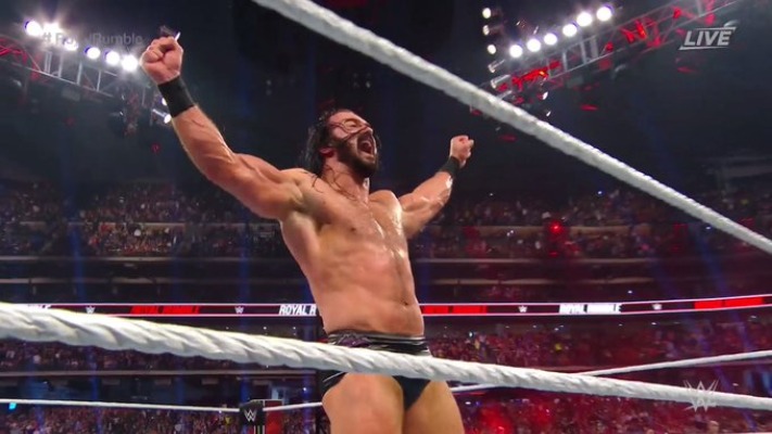 Drew McIntyre Wins 2020 Men’s WWE Royal Rumble Match