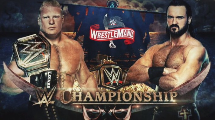 Brock Lesnar vs. Drew McIntyre Confirmed For WrestleMania 36