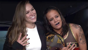 Ronda Rousey Reacts To Shayna Baszler’s Royal Rumble Performance (Video)