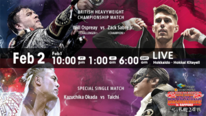 NJPW The New Beginning in Sapporo 2020 Day 2 Coverage and Results