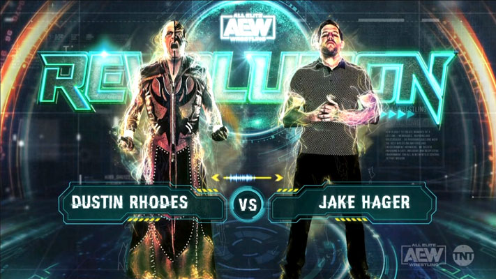 Jake Hager vs. Dustin Rhodes Signed For AEW Revolution (2/29)